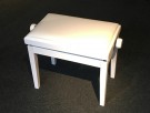 Mod. KD20 PWH, hvit blank med eco-vinyl sete thumbnail