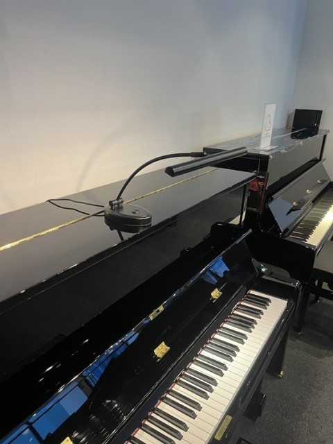 Pianolampe, mod. Jahn. LED Sort silkematt