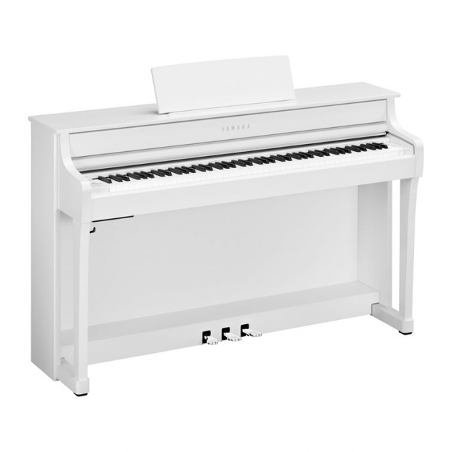 Yamaha Clavinova CLP835 WH, hvit matt