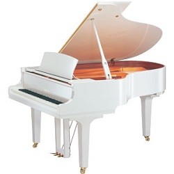 Yamaha, mod. C3x PWH, hvit polert