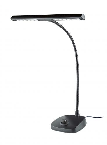 Pianolampe, mod. Meyne. LED. Sort silkematt