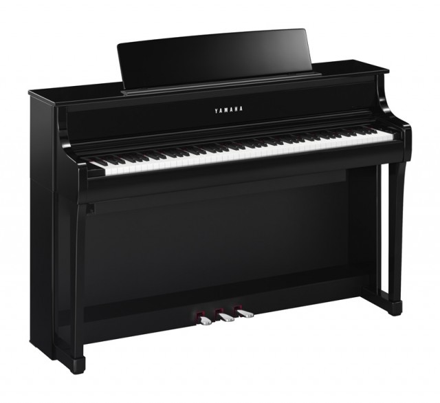 Yamaha Clavinova mod. CLP875 PE, sort polert