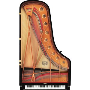 Yamaha, mod. CFX, konsertflygel - 275 cm (9´)