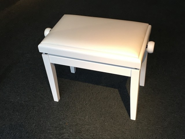 Mod. KD20 WH, hvit matt med eco-vinyl sete